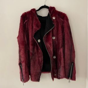 Hale Bob Reversible Faux Fur Jacket
